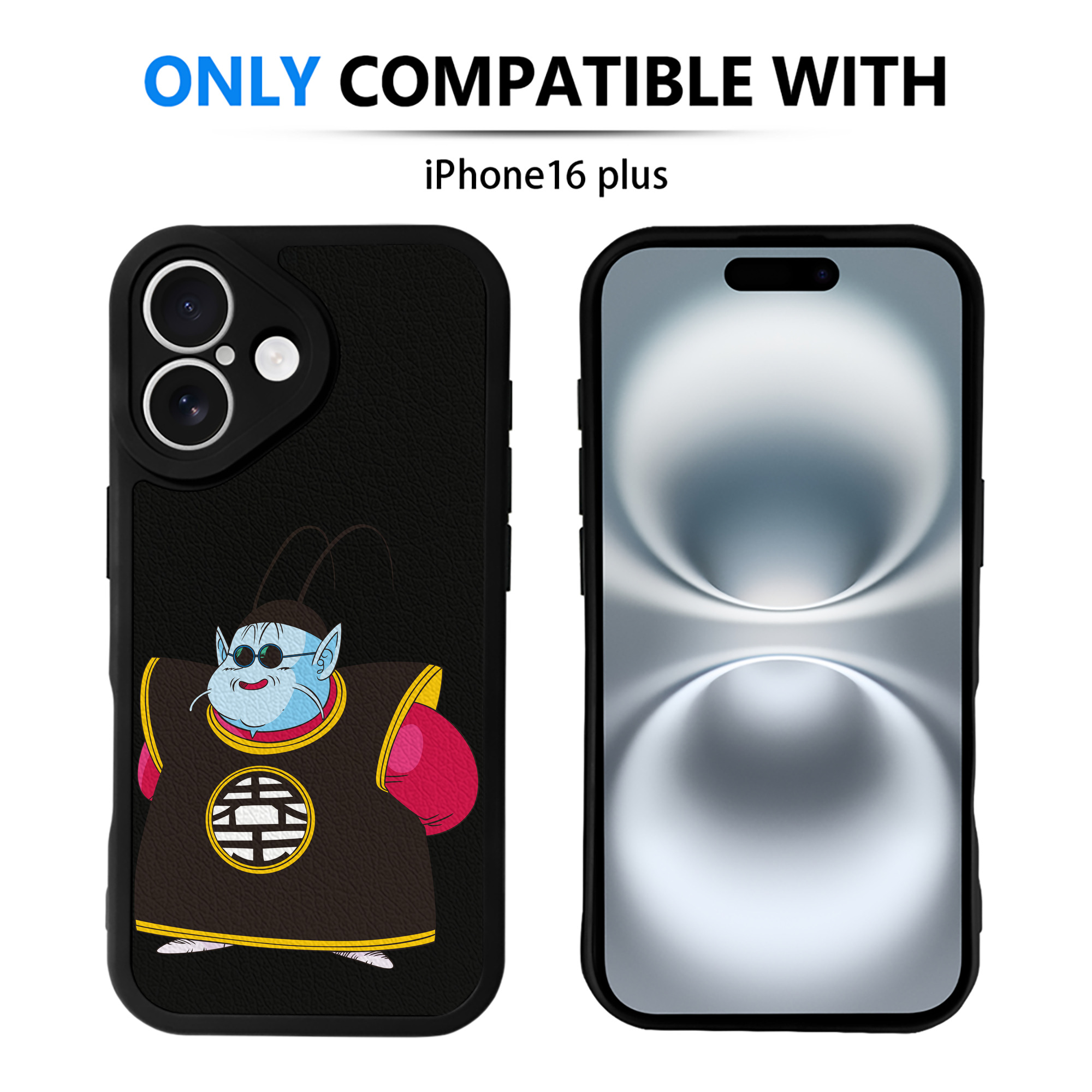 （画像用） ドラゴンボール DRAGON BALL 【iPhone 16シリーズ対応】シリコンスマホケース（レザー調） 材質：シリコン